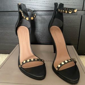 BCBGMAXAZRIA Marie dress sandal calf black 8.5